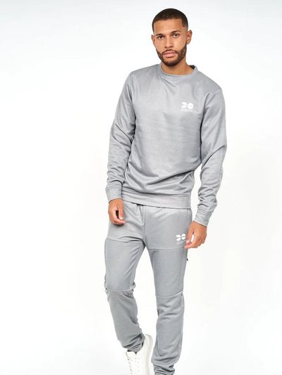 Crosshatch Mens Langtons Crew Neck Track Top - Charcoal product