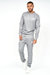 Mens Langtons Crew Neck Track Top - Charcoal - Charcoal