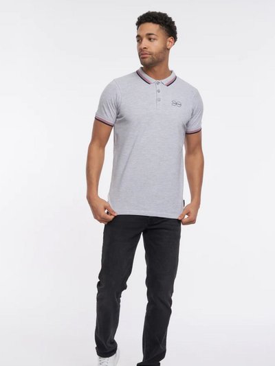 Crosshatch Mens Marples Polo Shirt - Grey Marl product