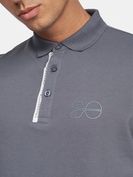 Mens McClay Polo Shirt - Charcoal