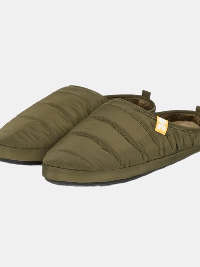 Crosshatch Mens Padfoot Slippers - Olive product