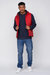 Mens Rawsolid Hooded Vest - Red - Red