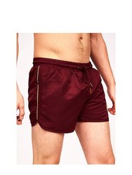 Mens Royalties Swim Shorts - Deep Red