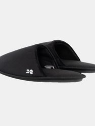 Mens Slipfort Slippers - Black, 10/11