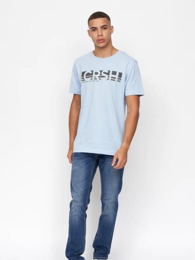 Crosshatch Mens Sullivan T-Shirt - Light Blue product