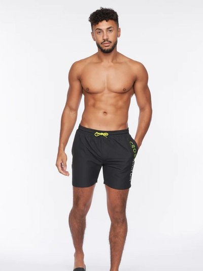 Crosshatch Mens Swimlar Swim Shorts - Black product