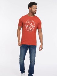 Mens Talung Marl T-Shirt - Red - Red