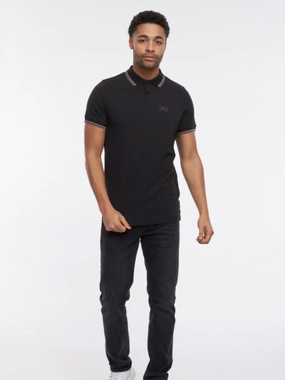 Crosshatch Mens Tarquin Polo Shirt - Black product
