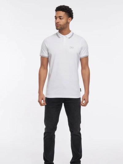 Crosshatch Mens Tarquin Polo Shirt - White product