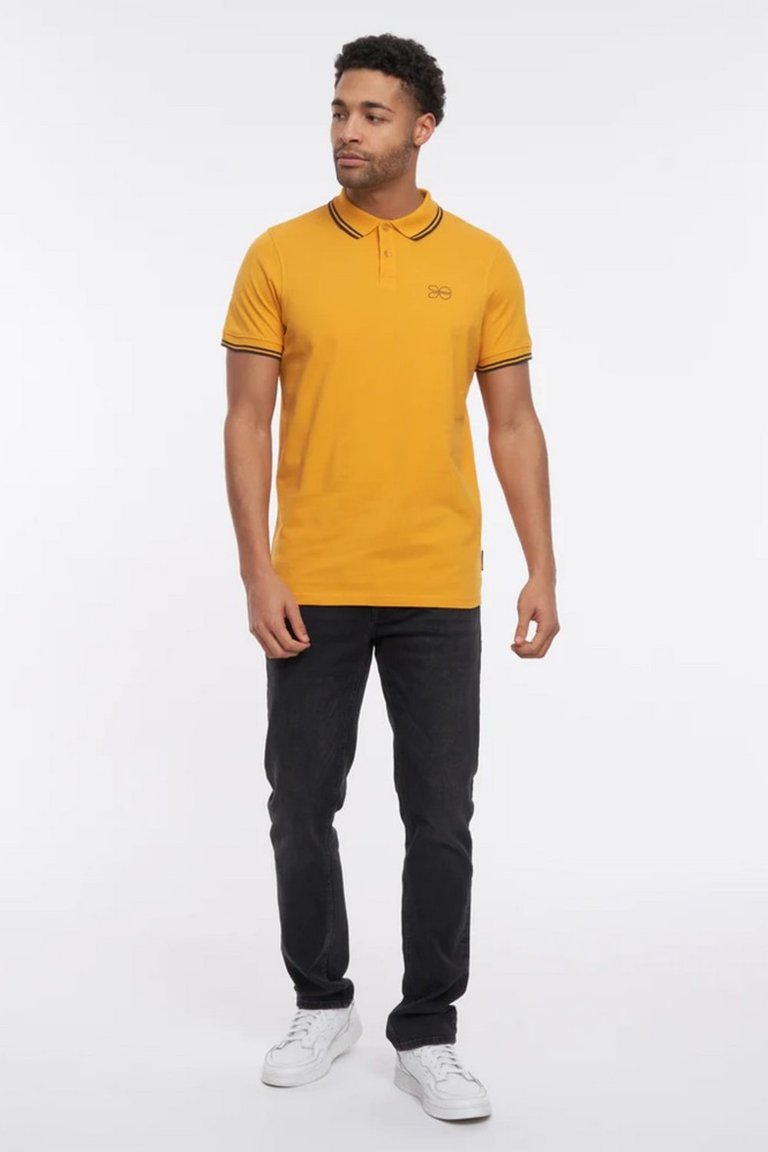 Mens Tarquin Polo Shirt - Yellow - Yellow