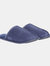 Mens Tinuviel Faux Fur Slippers - Navy - Navy