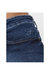 Mens Tonwin Denim Embossed Shorts - Dark Wash