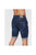 Mens Tonwin Denim Embossed Shorts - Dark Wash