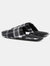 Mens Twostep Checked Slippers - Black