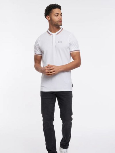 Crosshatch Mens Vellamort Polo Shirt - White product