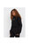 Womens/Ladies Crushaw Crop Hoodie - Black