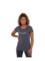 Womens/Ladies Evemoore T-Shirt - Ombre Blue