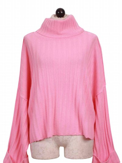 CRUSH Rosie Ribbed Roll Neck Sweater In Belini product