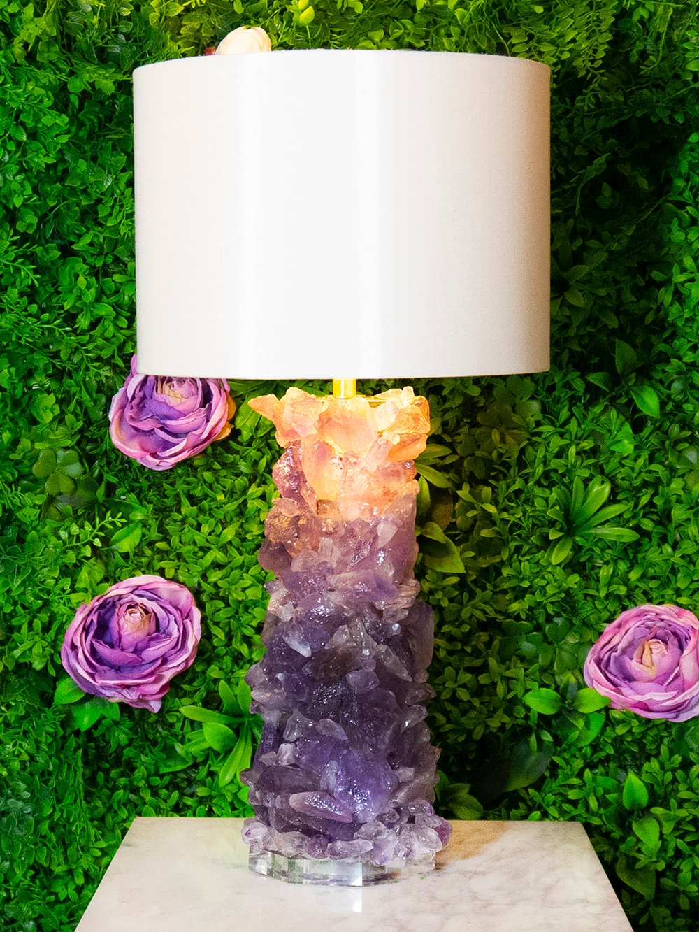 Amethyst Lamp