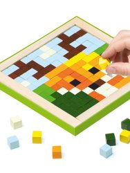 Wise Elk/Cubika Wooden Mosaic Kit - Wooden Pixels Animals, 250 PCS.