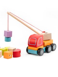 Wooden Toy - Crane Truck