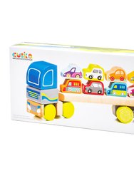 Wooden Toy Set - Truck With Cars LM-12