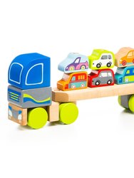 Wooden Toy Set - Truck With Cars LM-12