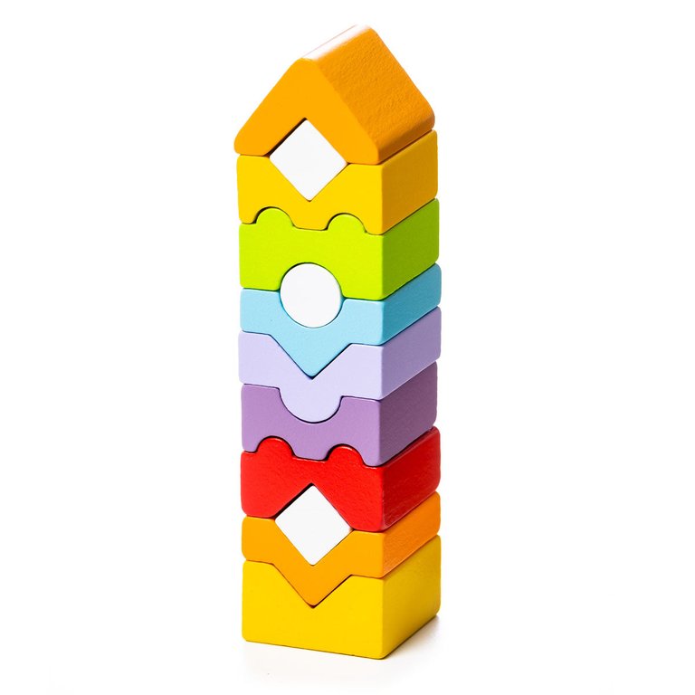 Wooden Toy - Stacking Tower LD-11