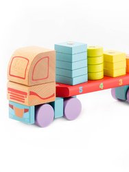 Wooden Toy - Truck With Bricks LM-13