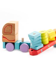 Wooden Toy - Truck With Bricks LM-13