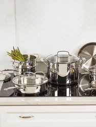 11-Piece Chefs Classic Stainless Cookware Set