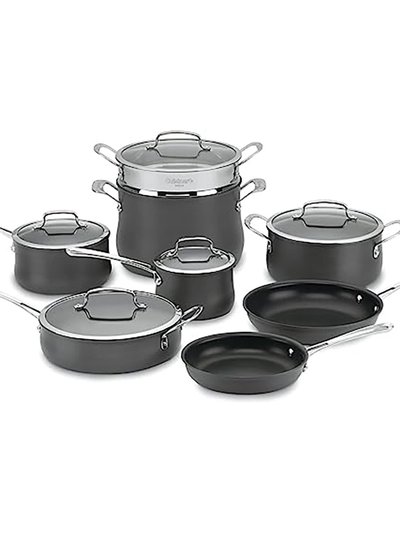 Cuisinart 13-Piece Hard Anodized Contour-Stainless-Steel Cookware Set product