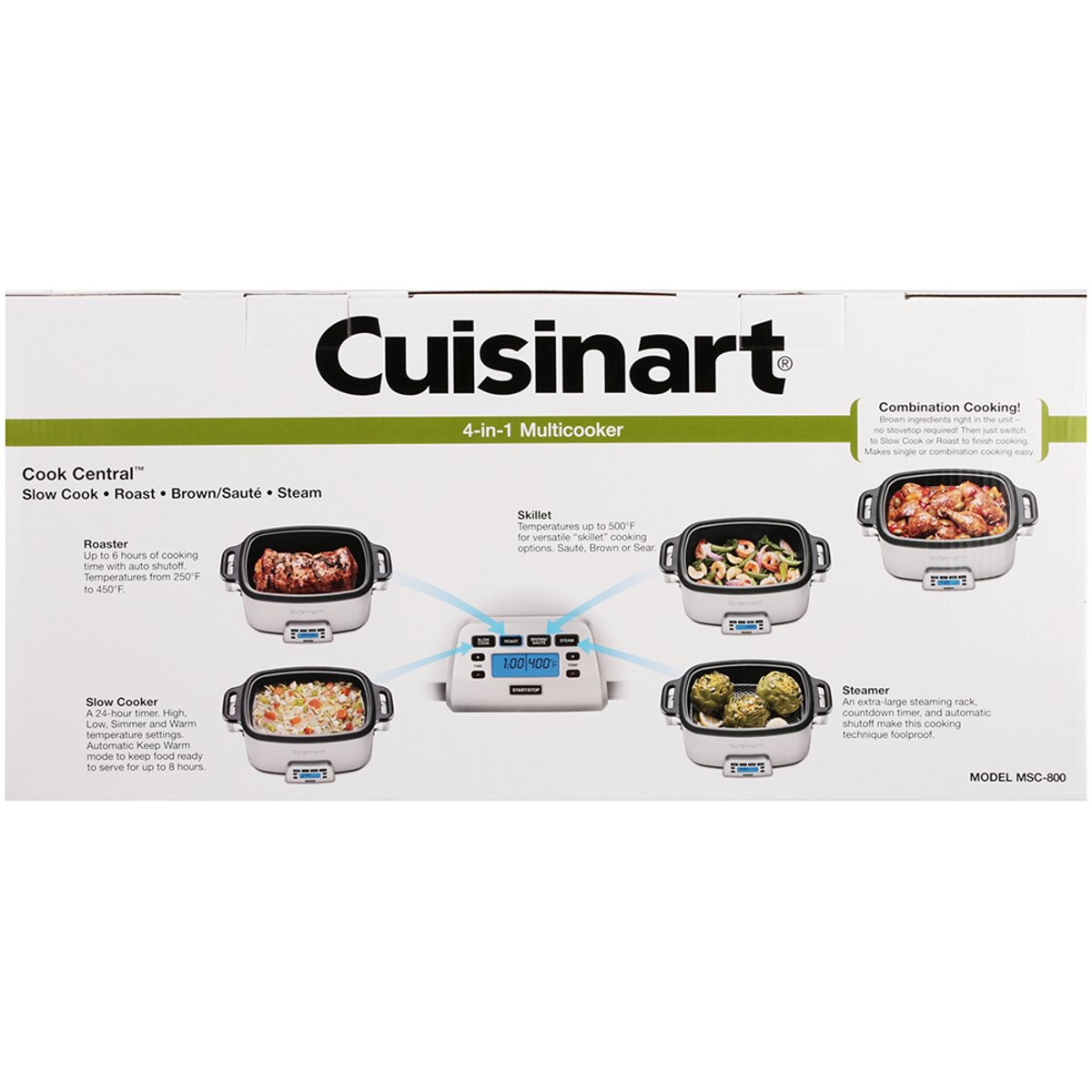  Cuisinart MSC-800 7-Quart 4-in-1 Cook Central