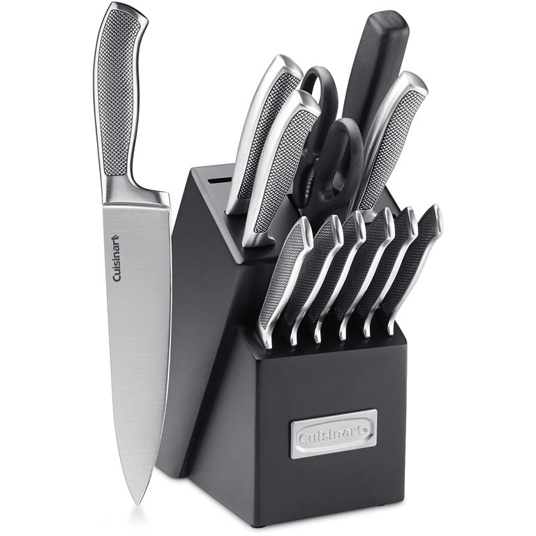 Graphix Collection 13-Piece Stainless Steel Cutlery Block Set