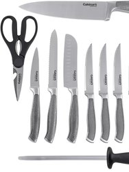 Graphix Collection 13-Piece Stainless Steel Cutlery Block Set