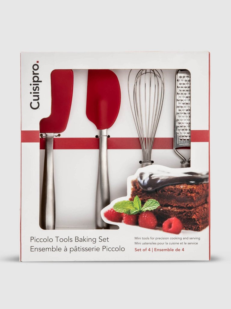 Cuisipro Mini Red Piccolo Baking Set - 4 Piece