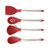 Cuisipro Silicone Tool Set - Red