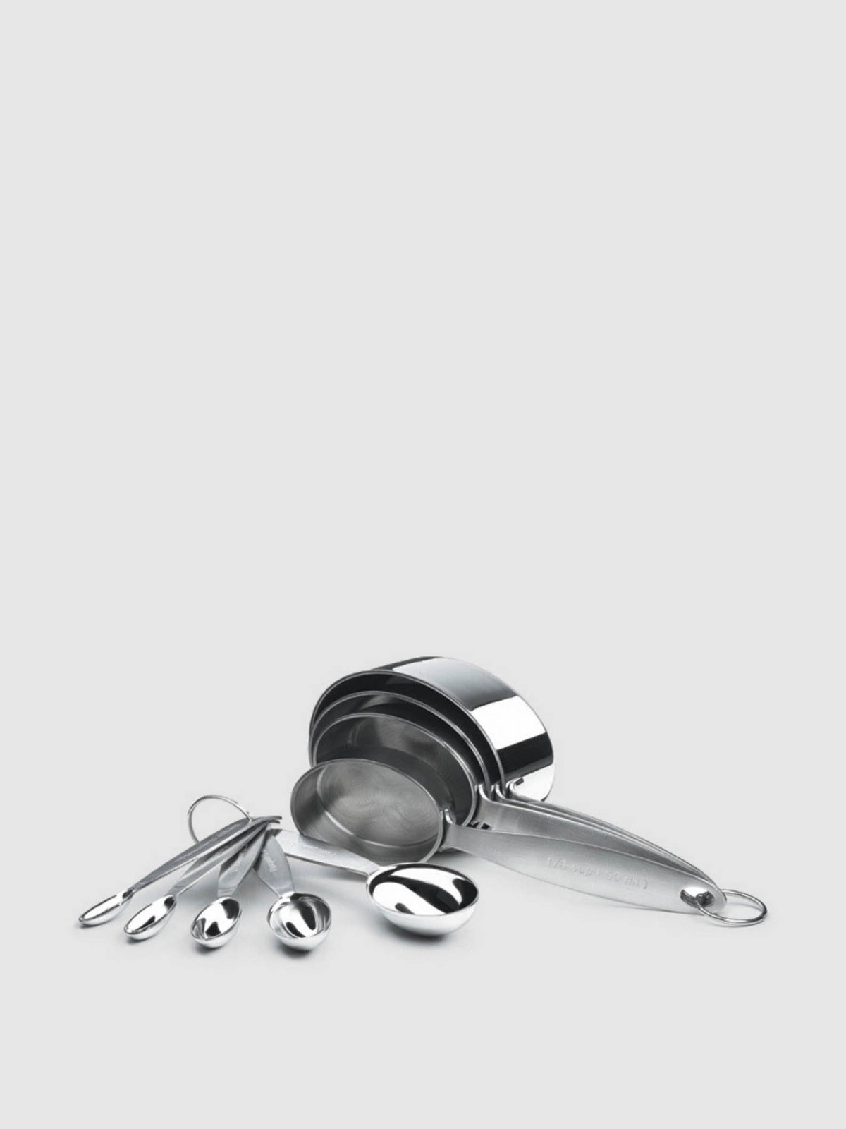 Cuisipro Stainless Steel Measuring Cup and Spoon Set