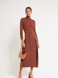 Arabella Dress - Maroon Peak