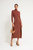 Arabella Dress - Maroon Peak