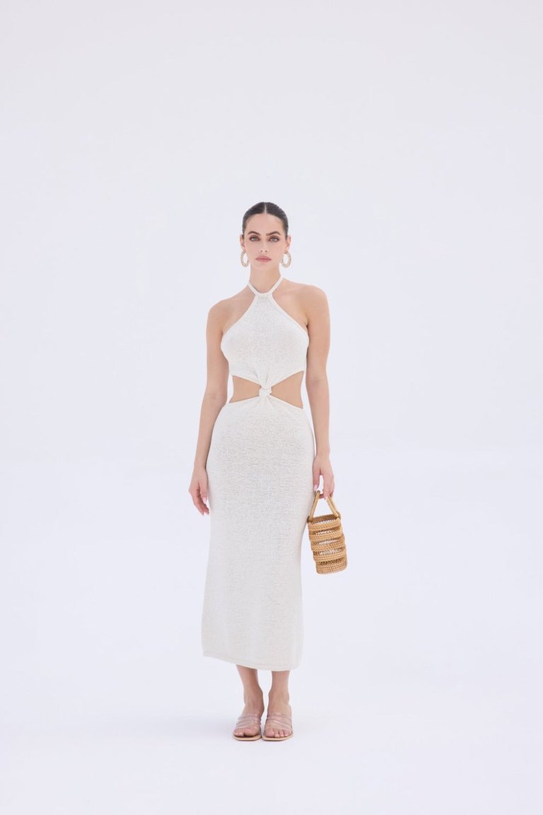 Cameron Knit Dress - Off-White