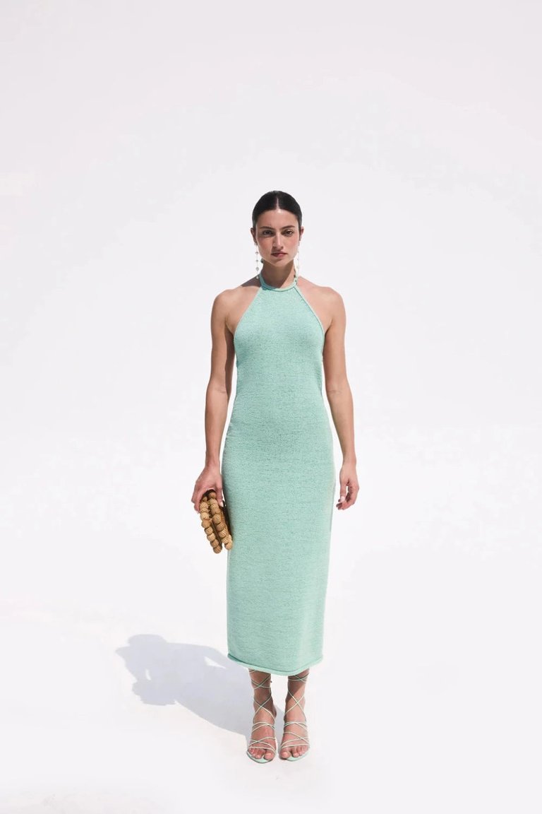 Chaya Knit Dress - Aloe