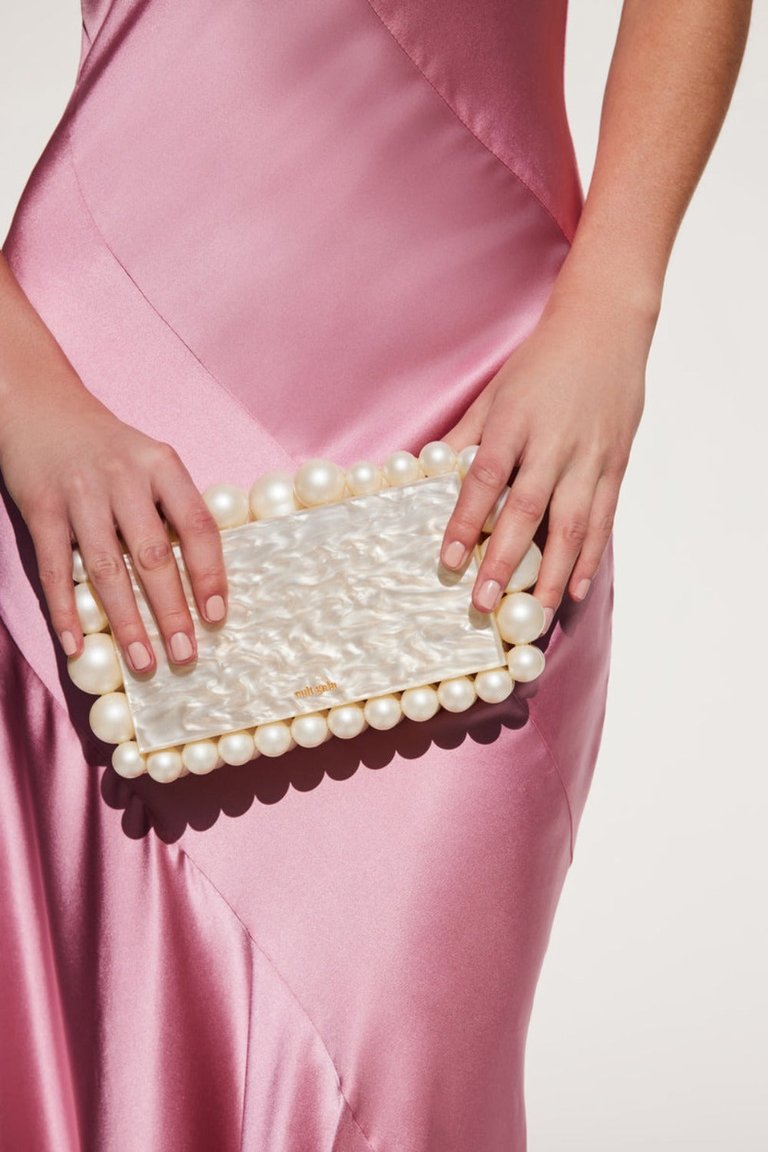 Eos Clutch - Ivory Pearl - Ivory Pearl