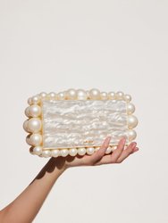 Eos Clutch - Ivory Pearl