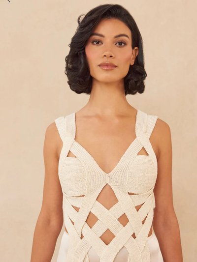 Cult Gaia Rihanna Knit Top - Off White product