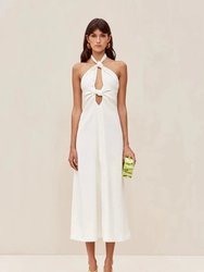 Susana Midi Dress - Off White