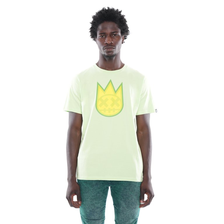 3D Clean Shimuchan Logo Short Sleeve Crew Neck Tee In Patina Green - Green