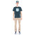 3D Clean Shimuchan Logo  Short Sleeve Crew Neck Tee In True Navy