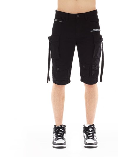 Cult of Individuality Cargo Shorts In Vintage Black product