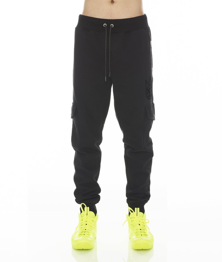 Cargo Sweatpant - Black